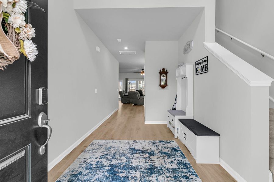 Furnished interior view inside a new home in Sweetgrass at Summers Corner, Summerville (Image 10).
