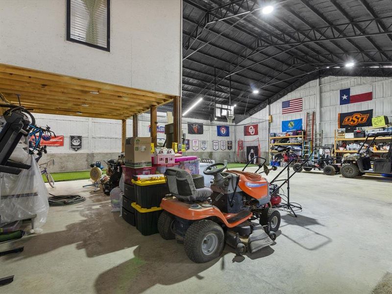 Inside home entrance to garage