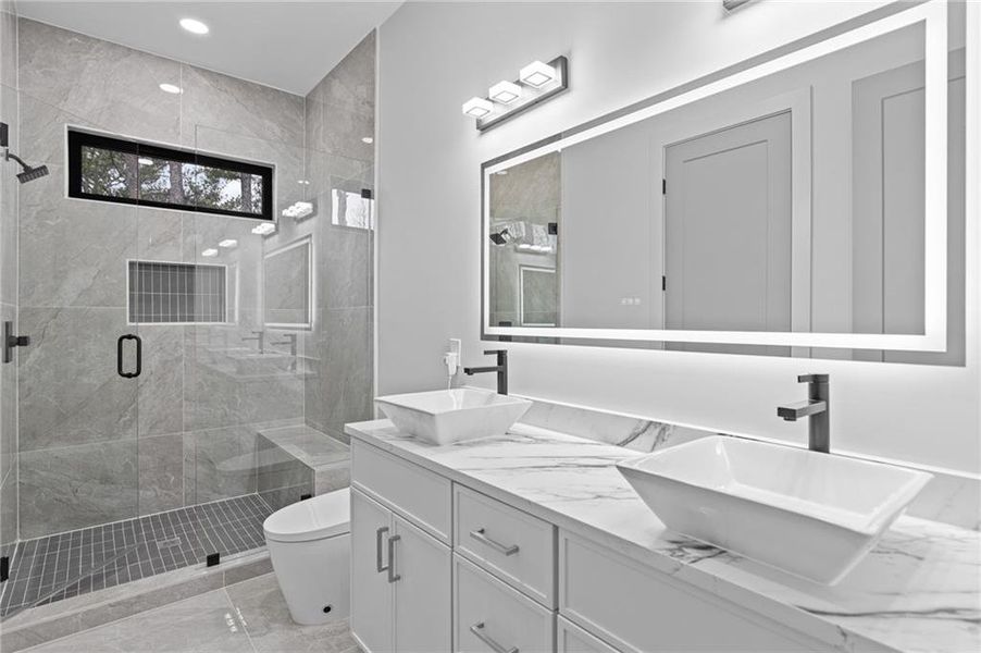 Furnished interior view inside a new home in , Lawrenceville (Image 11).