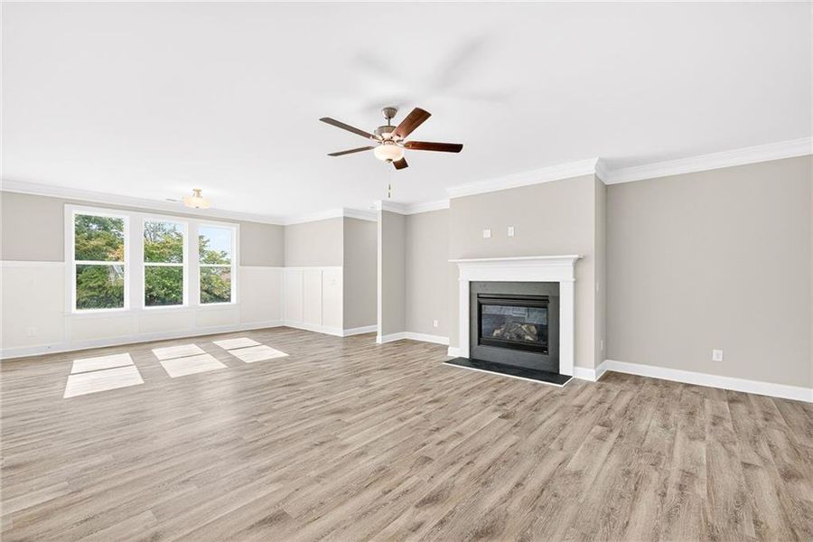 Spacious, unfurnished interior of a new home in , Hiram (Image 31).