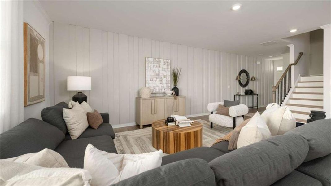 Furnished interior view inside a new home in Rosewood Farms, Acworth (Image 8).