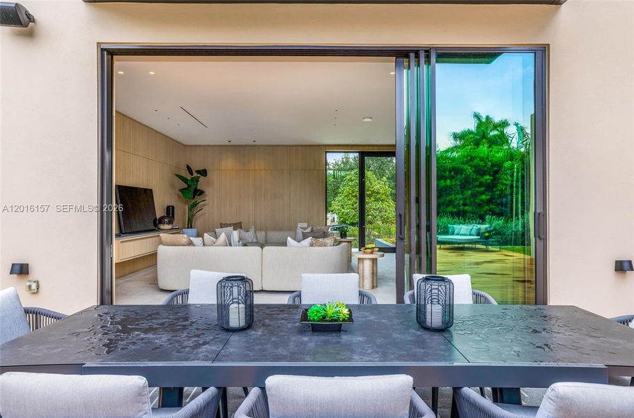 Exterior details and patio area of a home in , Miami Beach (Image 30).