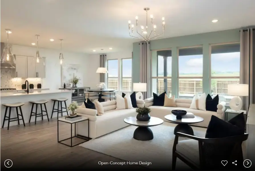 Interior photos- Photo of Pulte model home with same floor plan, not of actual home listed.