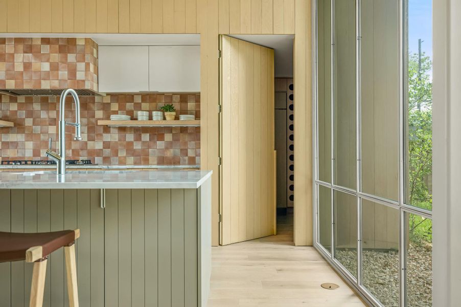 Exterior details and patio area of a home in , Austin (Image 25).