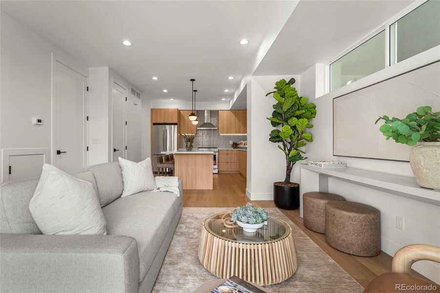 Furnished interior view inside a new home in , Denver (Image 11).