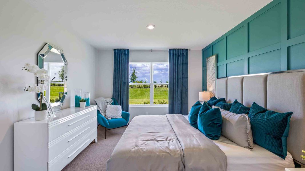 Furnished interior view inside a new home in Star Farms at Lakewood Ranch, Bradenton (Image 9).