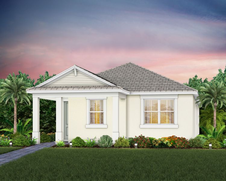 Representative exterior photo of a completed home built from the Beacon II by Pulte Homes in SeaFlower, Bradenton, FL (Image 22).