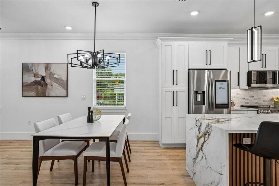 Furnished interior view inside a new home in , Tampa (Image 16).