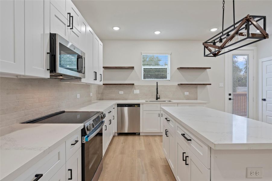Furnished interior view inside a new home in , Houston (Image 12).