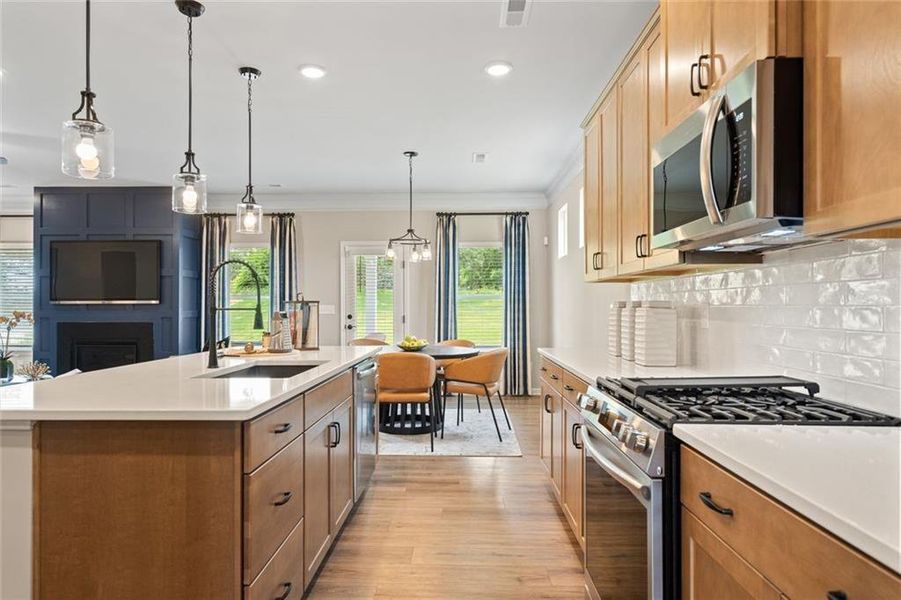 Furnished interior view inside a new home in Sagebrook, Powder Springs (Image 32).