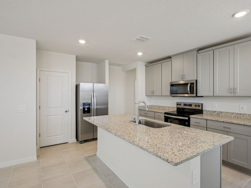 Furnished interior view inside a new home in Hamilton Bluff - Classic Series, Lake Hamilton (Image 3).