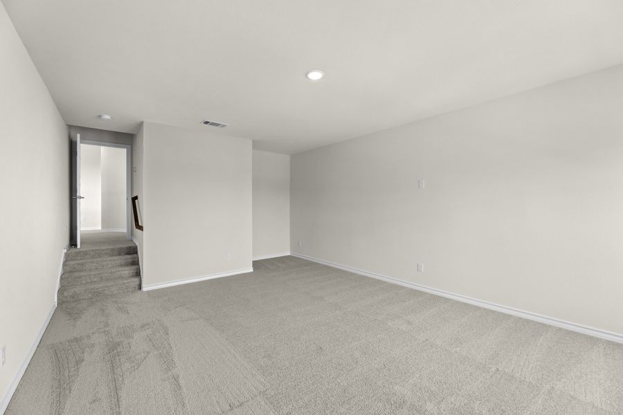 Representative unfurnished interior of a home built from the Chessel JS by Sandlin Homes in Timberbrook, Justin (Image 28).