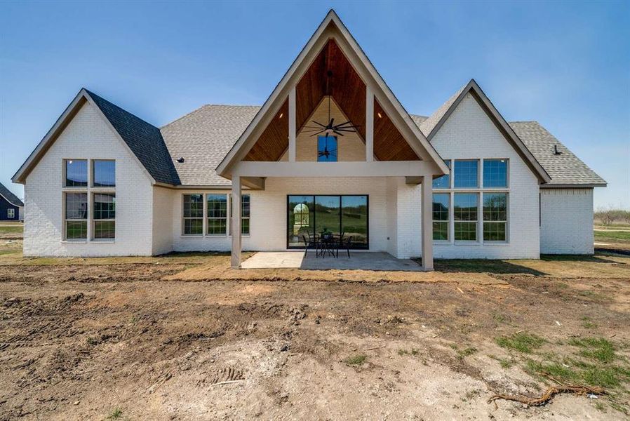 In-progress construction of a new home in , Joshua, TX (Image 34).