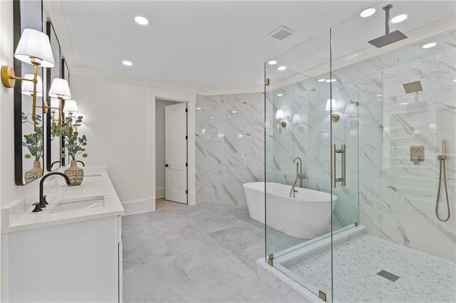 Furnished interior view inside a new home in , Dacula (Image 15).