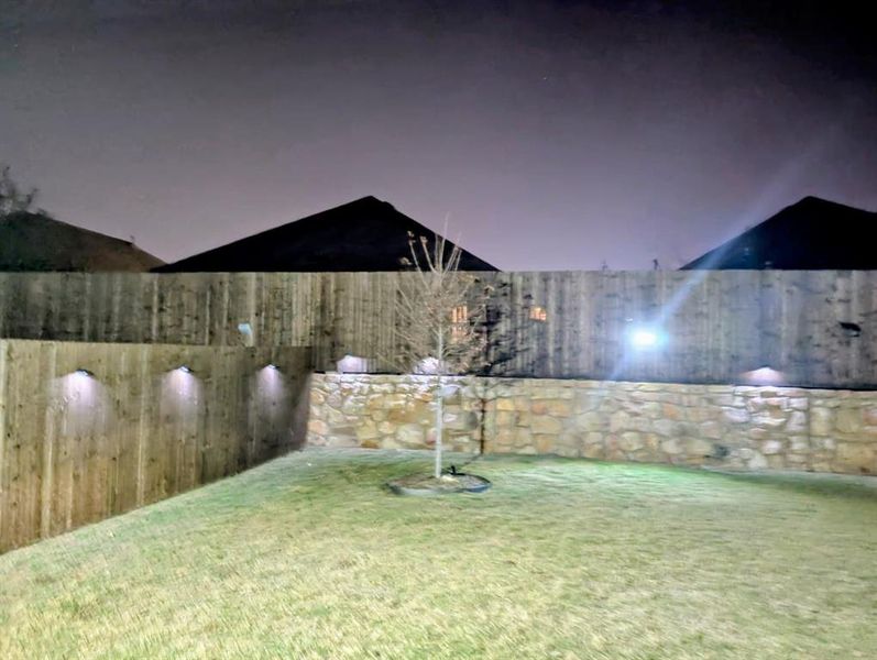 Exterior details and patio area of a home in , Aubrey (Image 3). Exterior details and patio area of a home in , Aubrey (Image 3).