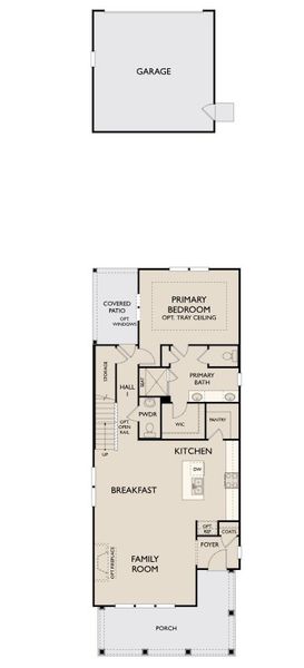 2D floor plan layout for the Doty by Ashton Woods in Midtown at Nexton, Summerville, SC (Image 3). 2D floor plan layout for the Doty by Ashton Woods in Midtown at Nexton, Summerville, SC (Image 3).