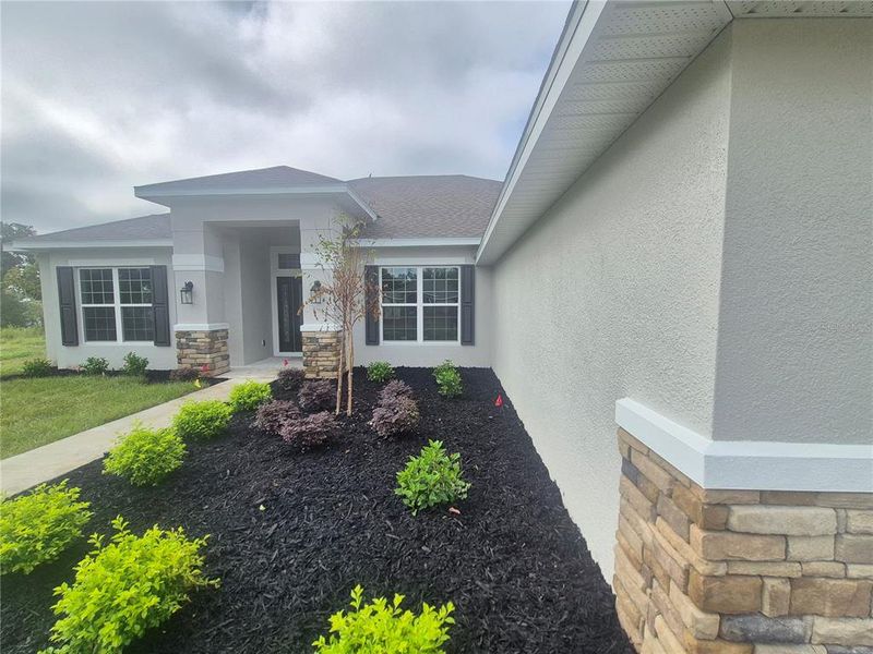 Exterior details and patio area of a home in Hill Country Estates, Dade City (Image 41).