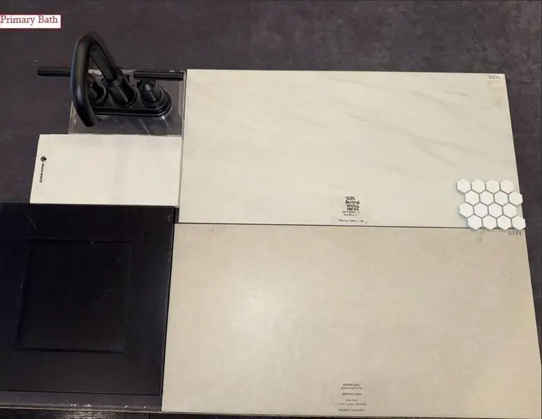 Sample of building materials used in homes in Legacy, Friendswood (Image 3).