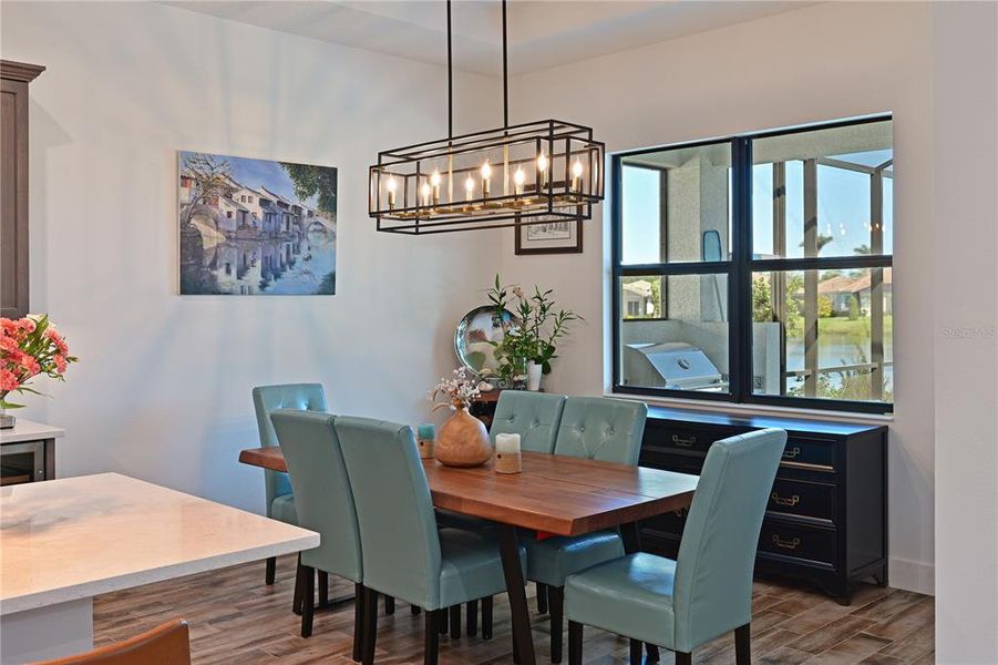 Furnished interior view inside a new home in , Sarasota (Image 22).
