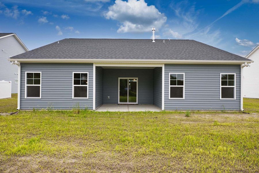 Representative exterior photo of a completed home built from the Dogwood by Caviness & Cates Communities in Maggie Way, Wendell, NC (Image 145).