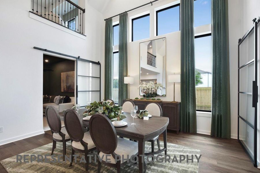 Furnished interior view inside a new home in Legacy, League City (Image 16).