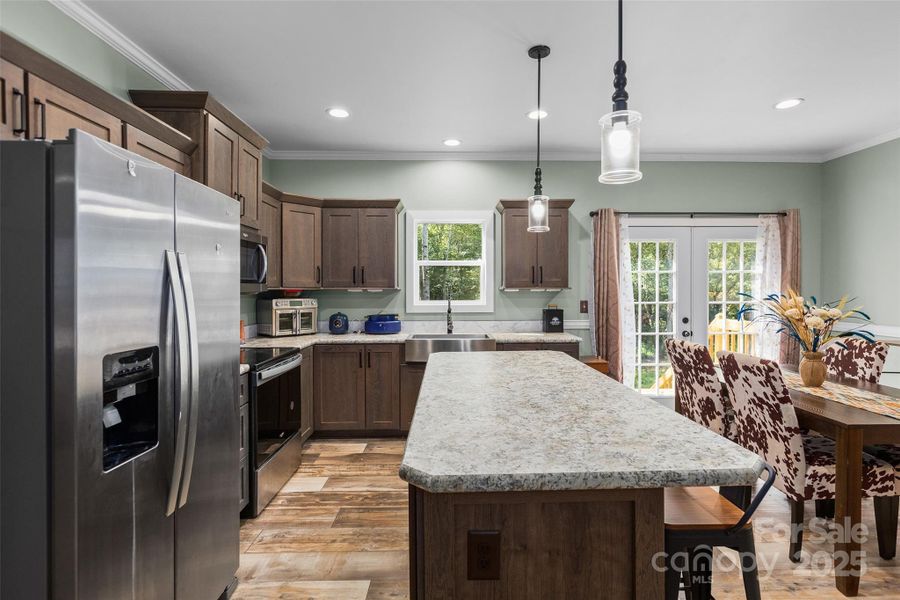Furnished interior view inside a new home in , New London (Image 30).