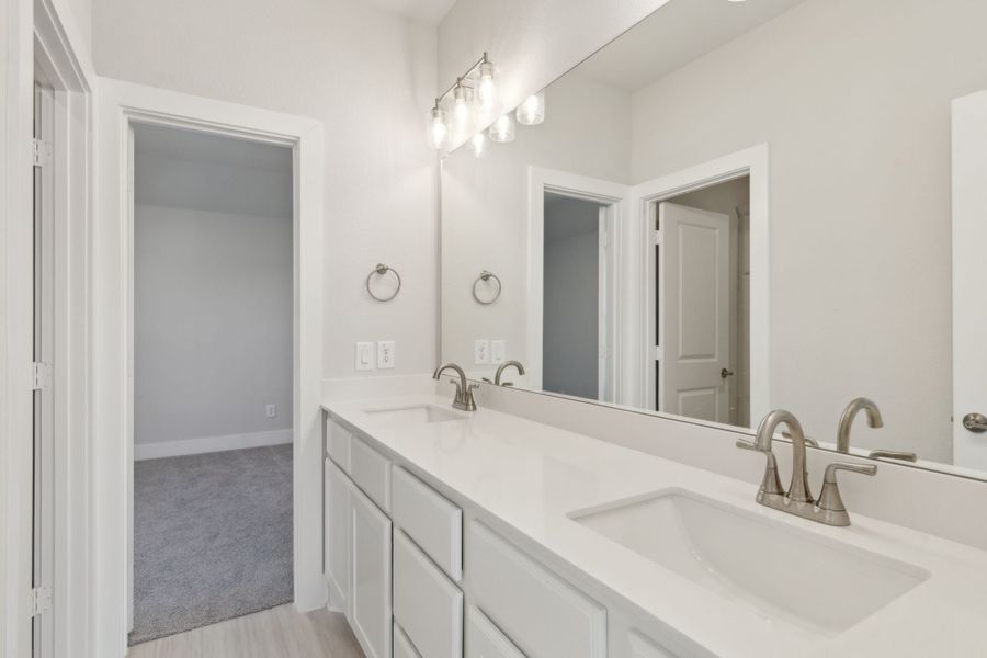 Furnished interior view inside a new home in Painted Tree Lakeside, McKinney (Image 13).