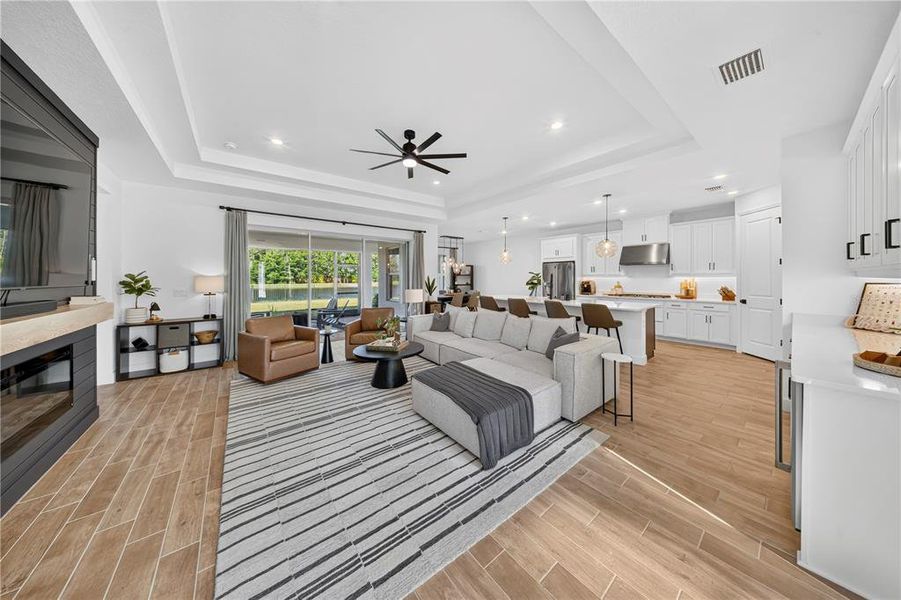 Furnished interior view inside a new home in , Wesley Chapel (Image 7).