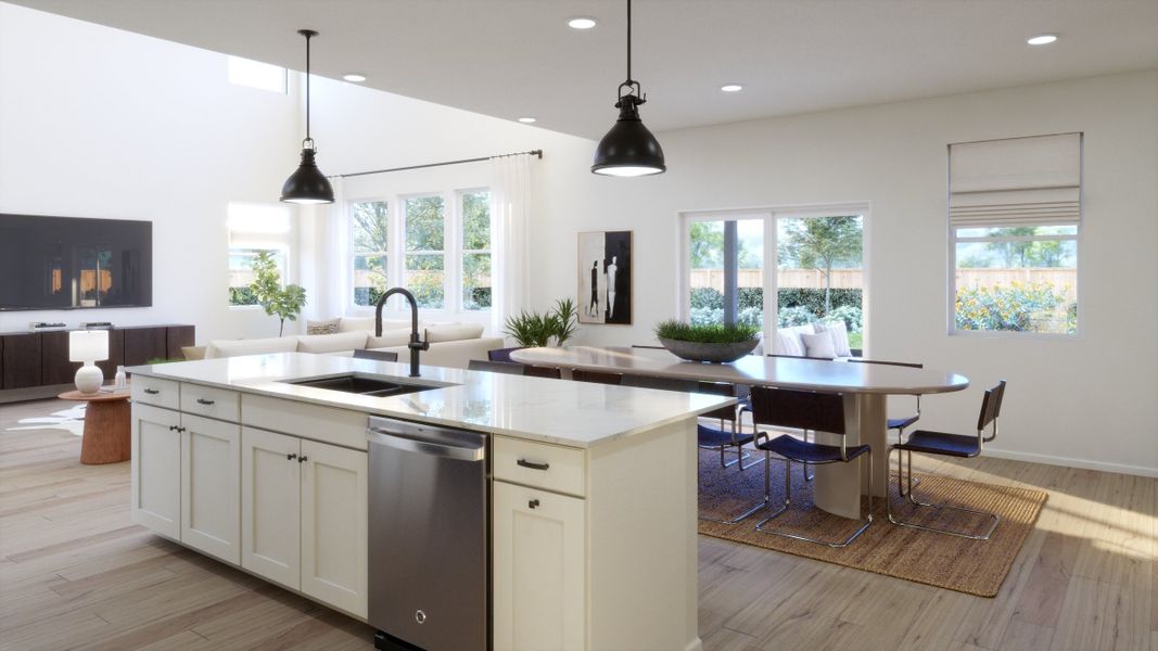 Furnished interior in a model home at The Estates Collection at Talon Pointe in Thornton (Image 17).