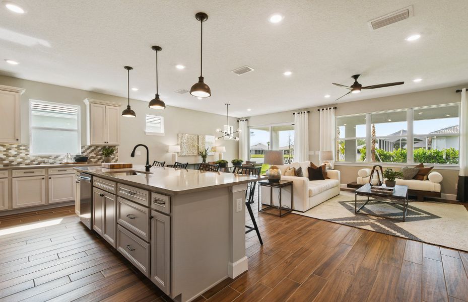 Furnished interior view inside a new home in Costa Pointe, Vero Beach (Image 14). Furnished interior view inside a new home in Costa Pointe, Vero Beach (Image 14).