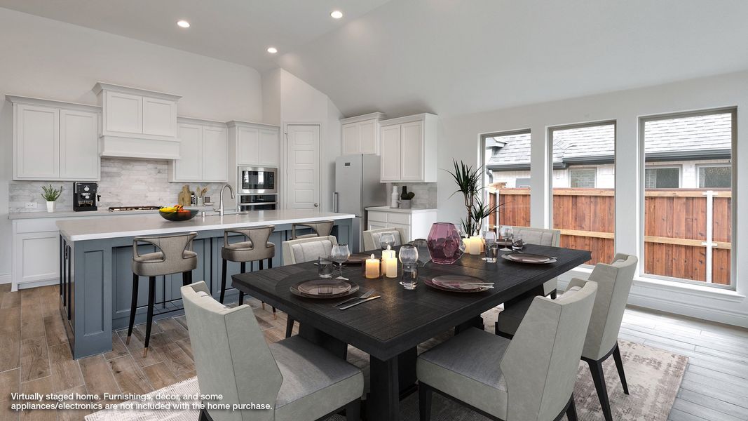 Representative furnished interior of a home built from the 2726W by Perry Homes in Meridiana, Rosharon (Image 4).