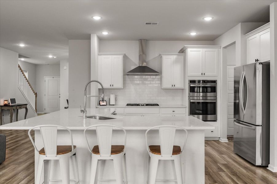 Furnished interior view inside a new home in Limehouse Village: Arbor Series, Summerville (Image 31). Furnished interior view inside a new home in Limehouse Village: Arbor Series, Summerville (Image 31).