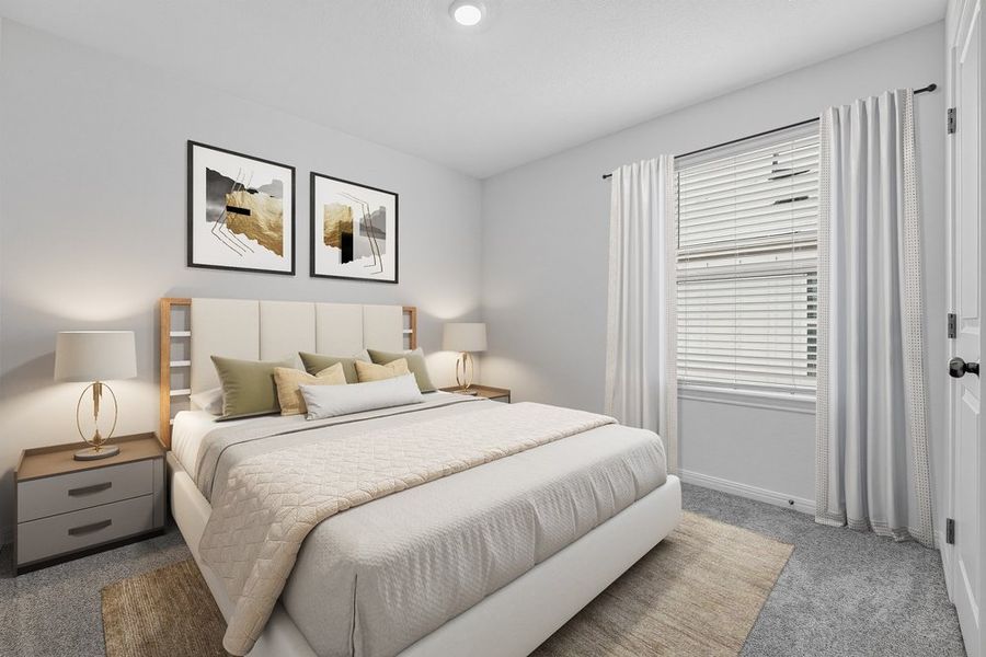 Furnished interior view inside a new home in Sunfield, Buda (Image 16).