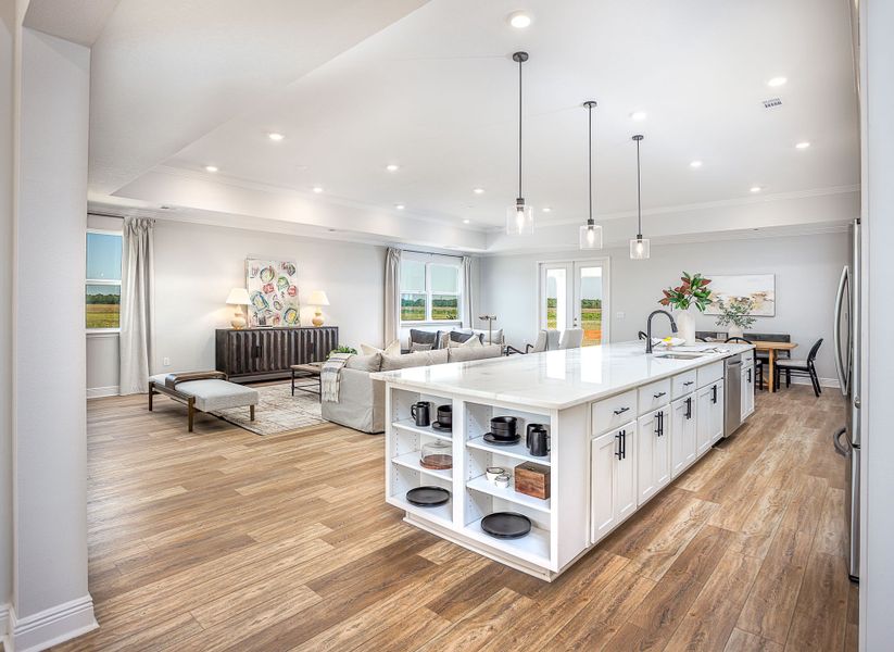 Representative furnished interior of a home built from the Sienna by Maronda Homes in Bella Estates, Plant City (Image 3).