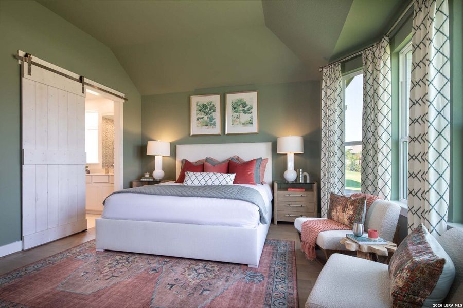 Furnished interior view inside a new home in Davis Ranch, San Antonio (Image 23).