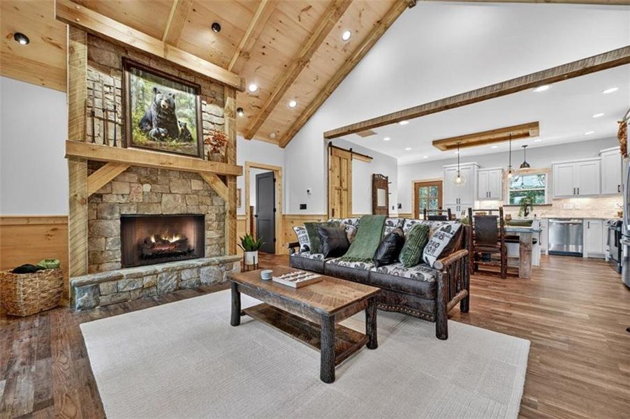 Furnished interior view inside a new home in , Ellijay (Image 28). Furnished interior view inside a new home in , Ellijay (Image 28).