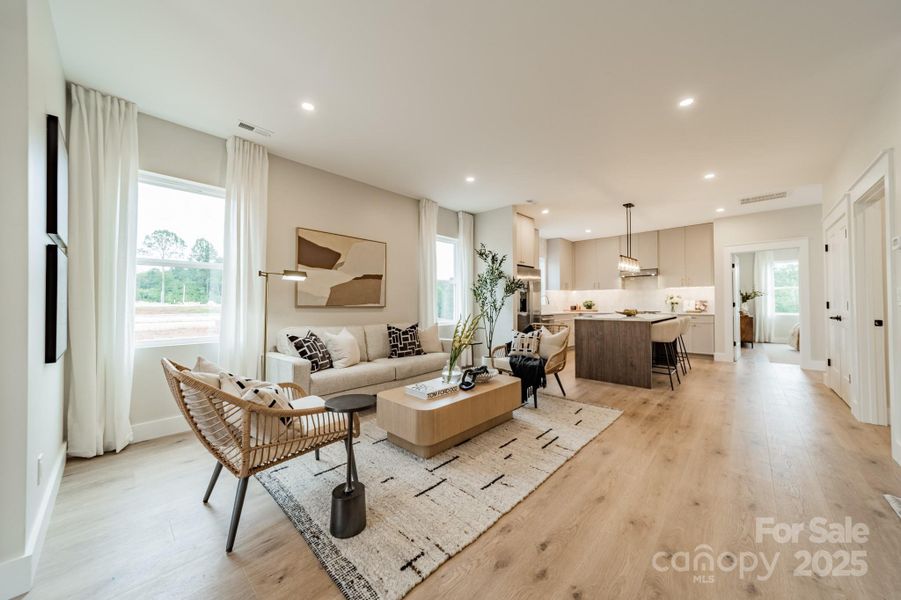 Furnished interior view inside a new home in , Catawba (Image 9).