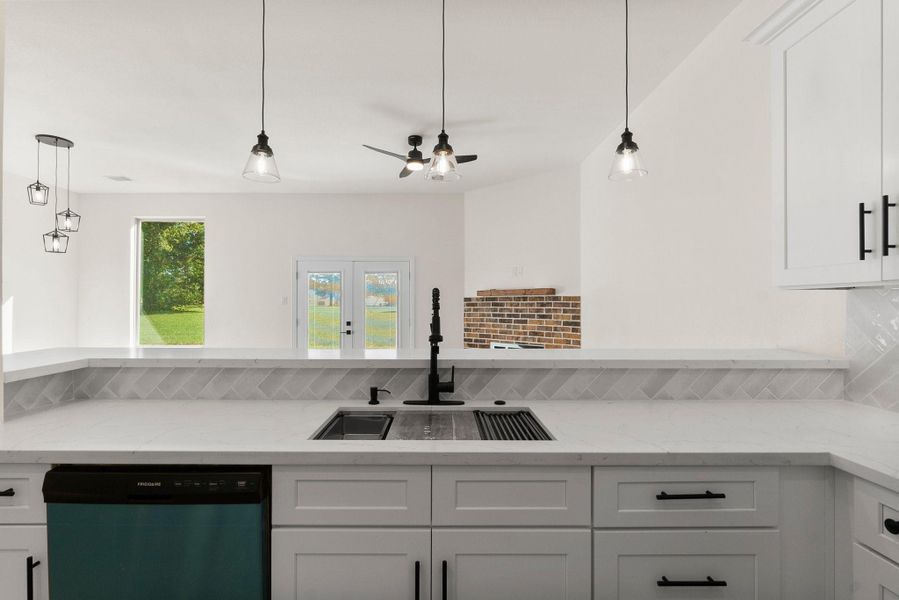 Close-up of interior finishes inside a home in , Willis (Image 14).