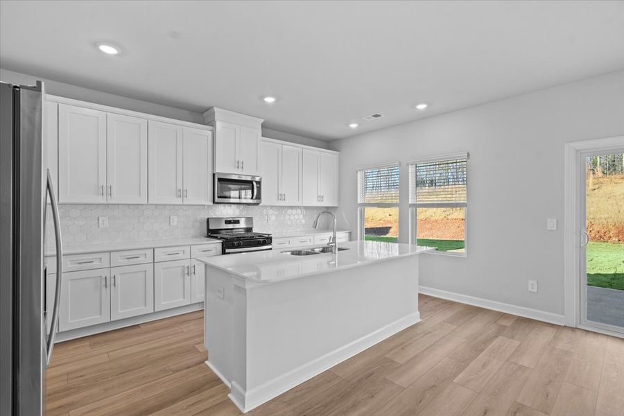 Furnished interior view inside a new home in Holland Park, Spartanburg (Image 3). Furnished interior view inside a new home in Holland Park, Spartanburg (Image 3).