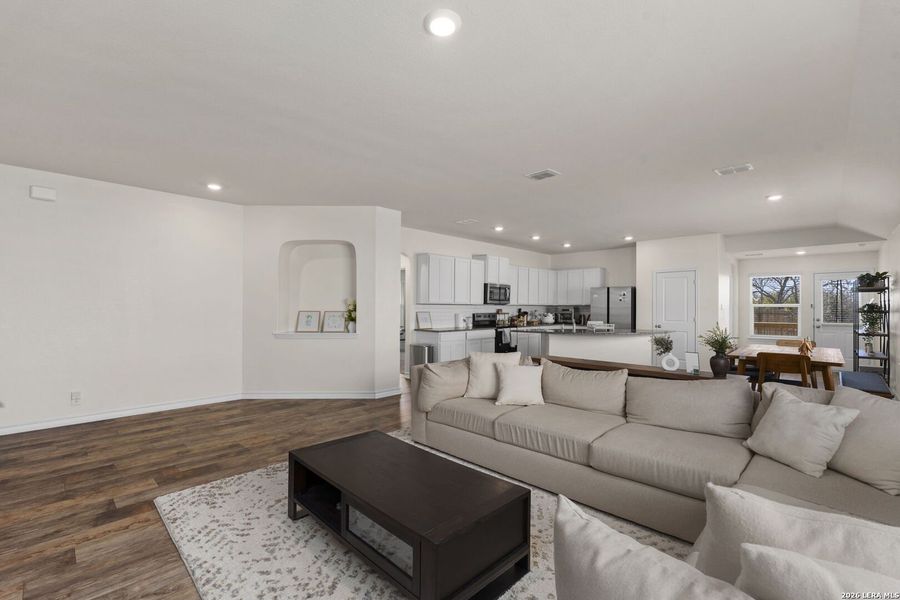 Furnished interior view inside a new home in The Canyons at Amhurst, San Antonio (Image 40).