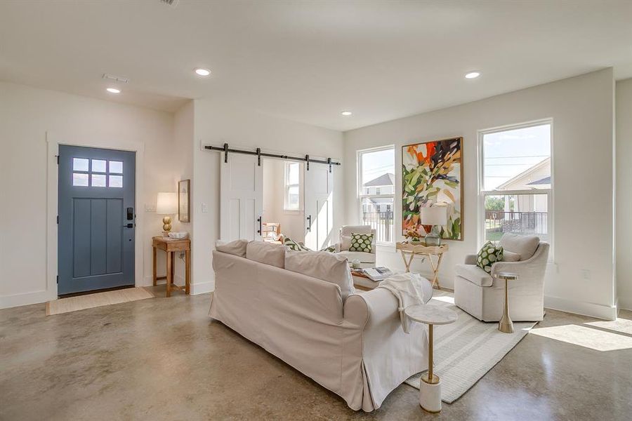 Furnished interior view inside a new home in , Granbury (Image 31).