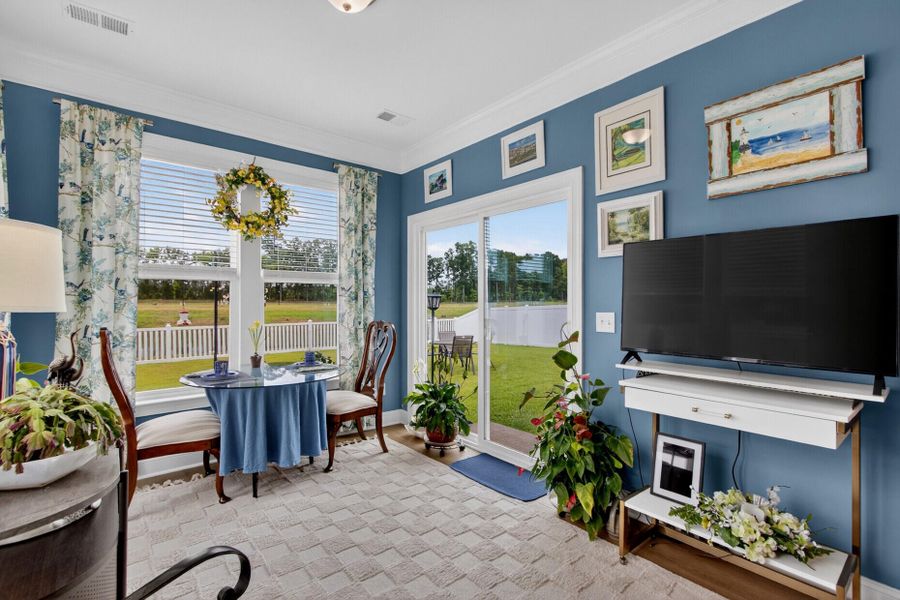 Furnished interior view inside a new home in Parker's Preserve, Ridgeville (Image 27).