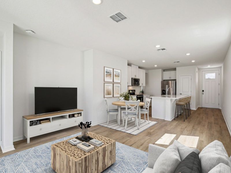 Furnished interior view inside a new home in Magnolia Bay - Premier Series, Nokomis (Image 6).