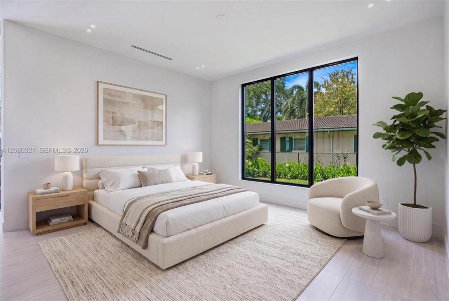 Furnished interior view inside a new home in , Miami Shores (Image 16). Furnished interior view inside a new home in , Miami Shores (Image 16).