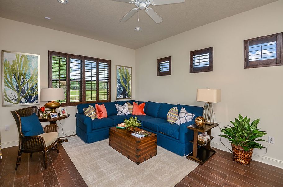 Furnished interior view inside a new home in Canoe Creek, Parrish (Image 14).