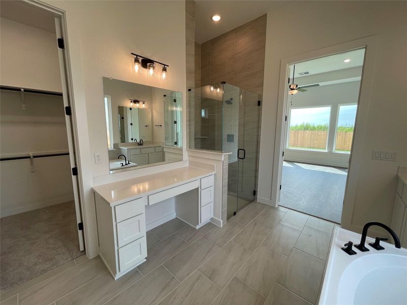 Walk-in shower in Primary Bath Walk-in shower in Primary Bath