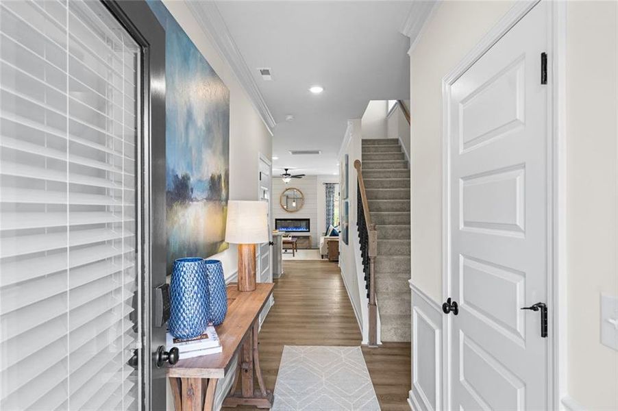 Furnished interior view inside a new home in Sanders Park, Austell (Image 10).