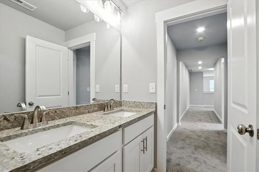 Furnished interior view inside a new home in Traditions of Braselton, Jefferson (Image 16).