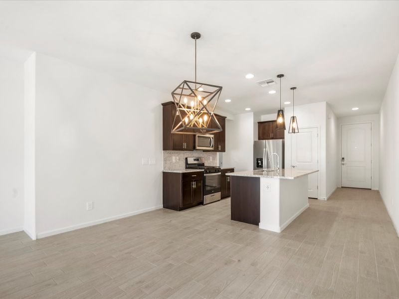 Furnished interior view inside a new home in Las Patrias at Star Valley Phase III - Signature Series, Tucson (Image 5).