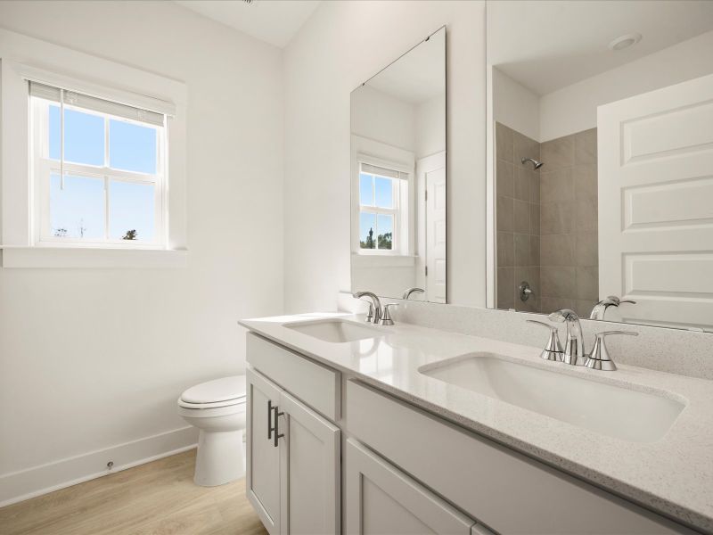 Furnished interior view inside a new home in The Coves at Lakes of Cane Bay, Summerville (Image 5).